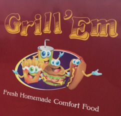 Grill 'Em logo