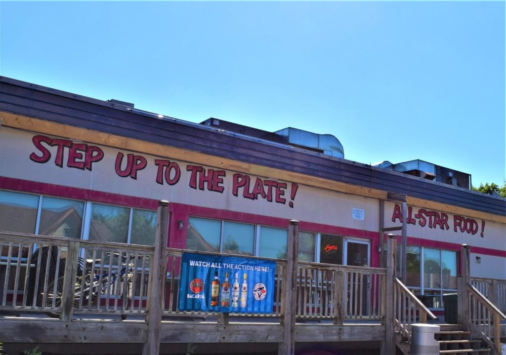 Photo of Player's Bar and Grill restaurant side patio seating area