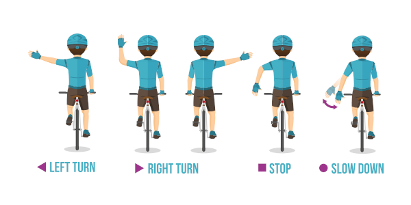 Bike hand signals